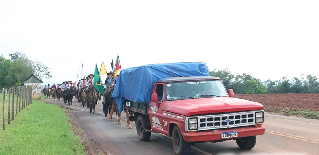 Capa CTG Sentinela Costeira realiza sua 19ª Cavalgada em Tiradentes do Sul