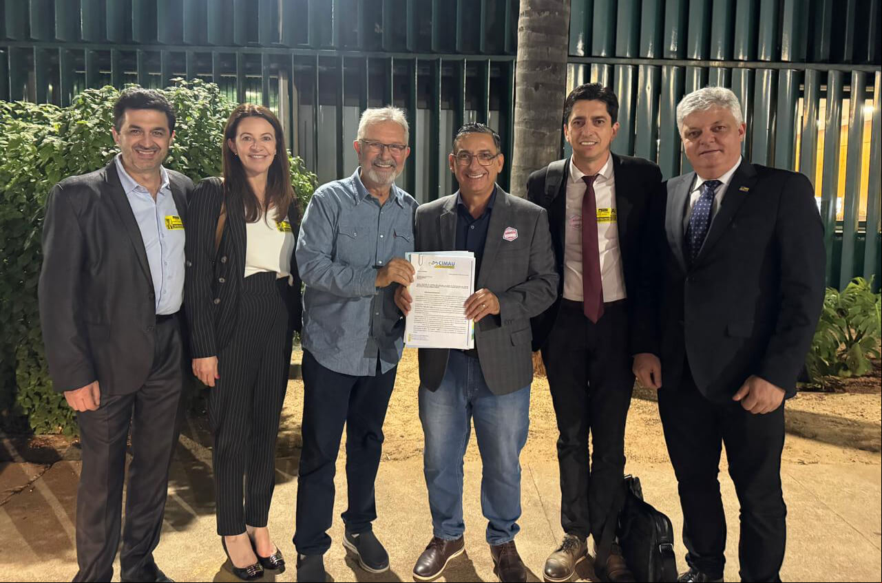 Capa Comitiva de prefeitos busca em Brasília recursos para pavimentação da rodovia entre Trindade do Sul e Rodeio Bonito
