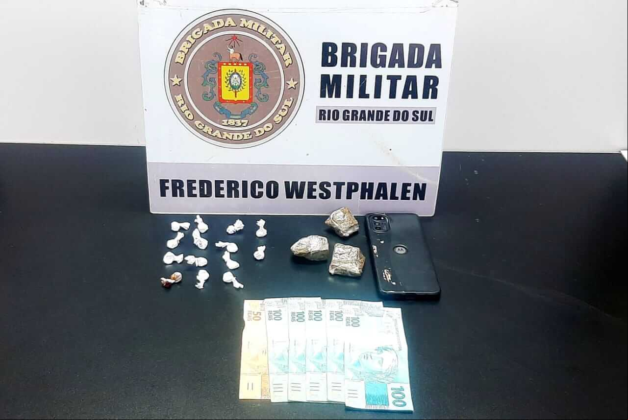 Capa Dois homens são presos por tráfico de drogas em menos de 24 horas em Frederico Westphalen