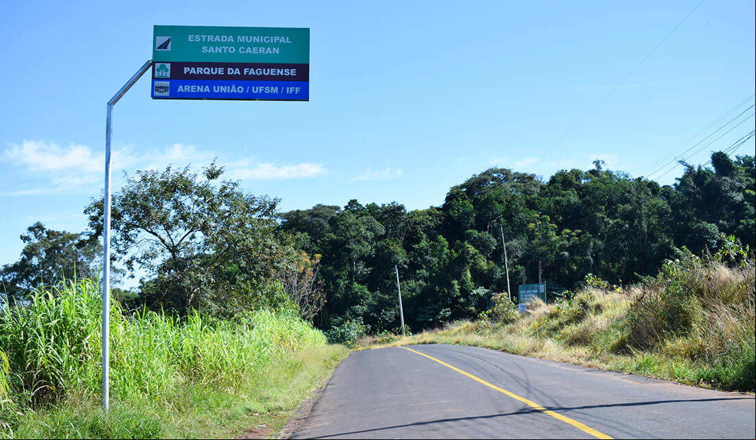 Capa Obras de pavimentação da Estrada Municipal Santo Caeran serão retomadas