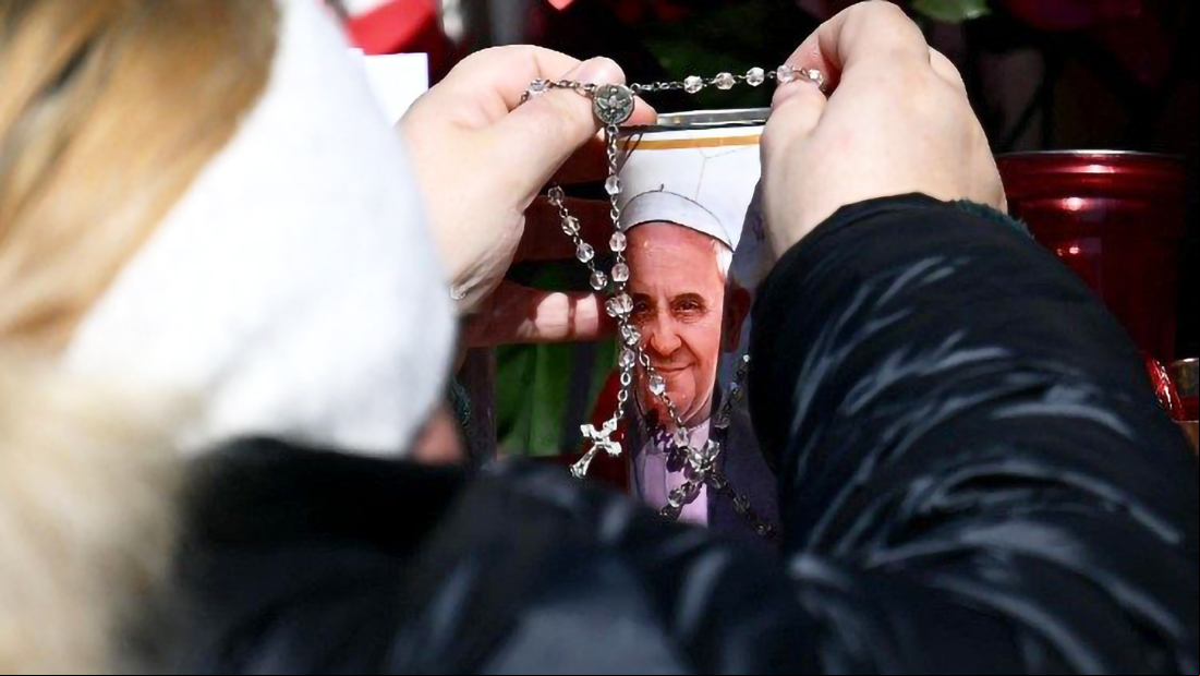 Capa Fiéis da Diocese de Frederico Westphalen oram pela saúde do Papa Francisco