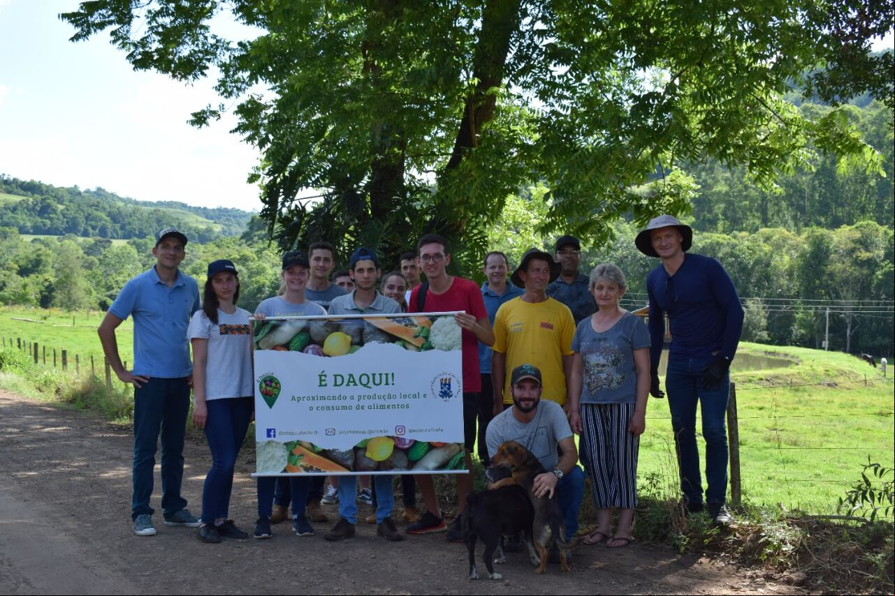 Capa Projeto É DAQUI realiza visitas em propriedades rurais da região