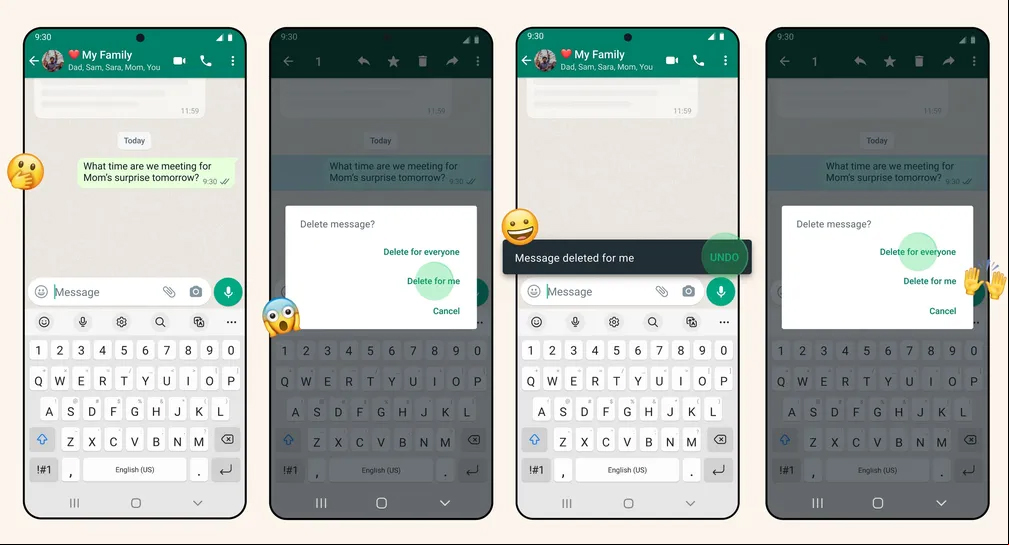 Capa WhatsApp permite recuperar mensagens apagadas por engano