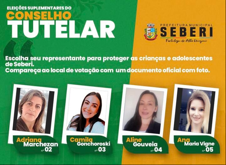 Capa Seberi realiza eleição suplementar para o Conselho Tutelar