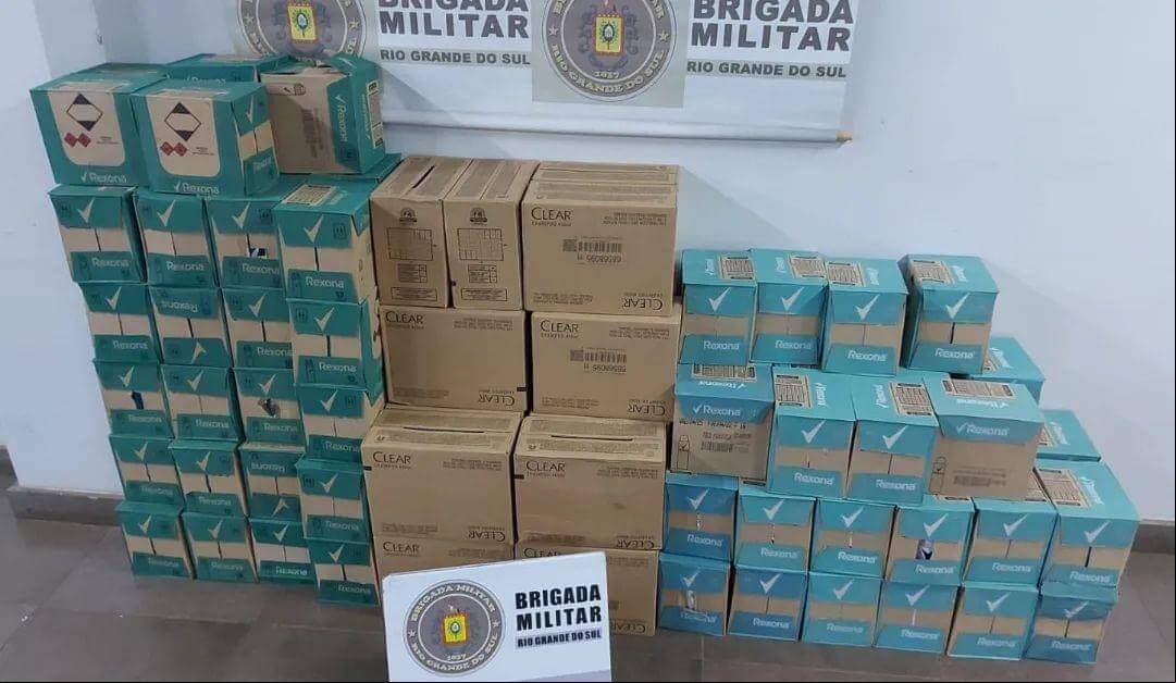 Capa Polícia apreende mercadorias contrabandeadas em Iraí