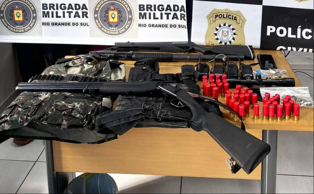 Capa Dois homens são presos em operação na Terra Indígena em Nonoai