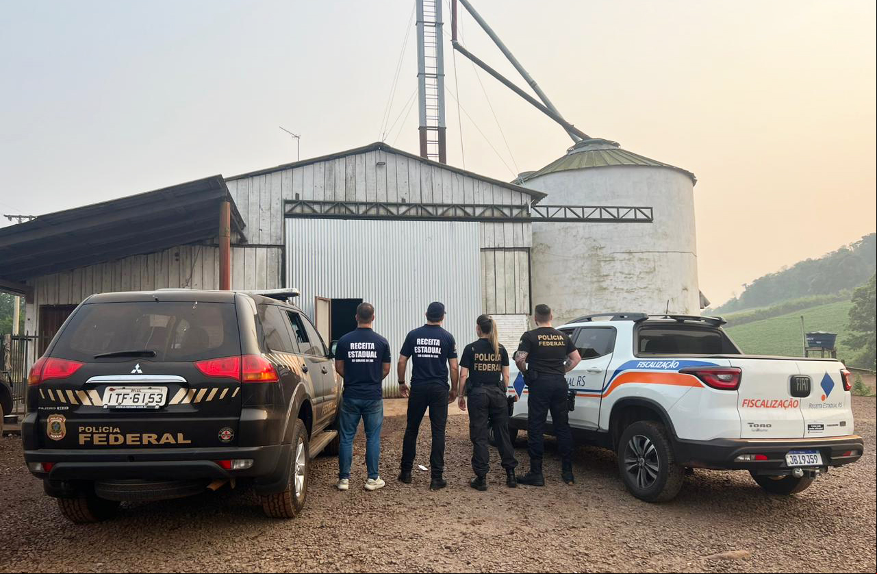 Capa Polícia Federal e Receita Estadual do RS deflagram operação contra contrabando de grãos na região