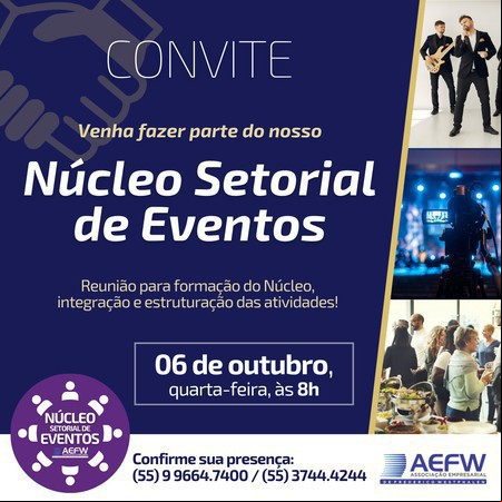 Capa Empresas do setor de Eventos participam de formação do Núcleo da AEFW